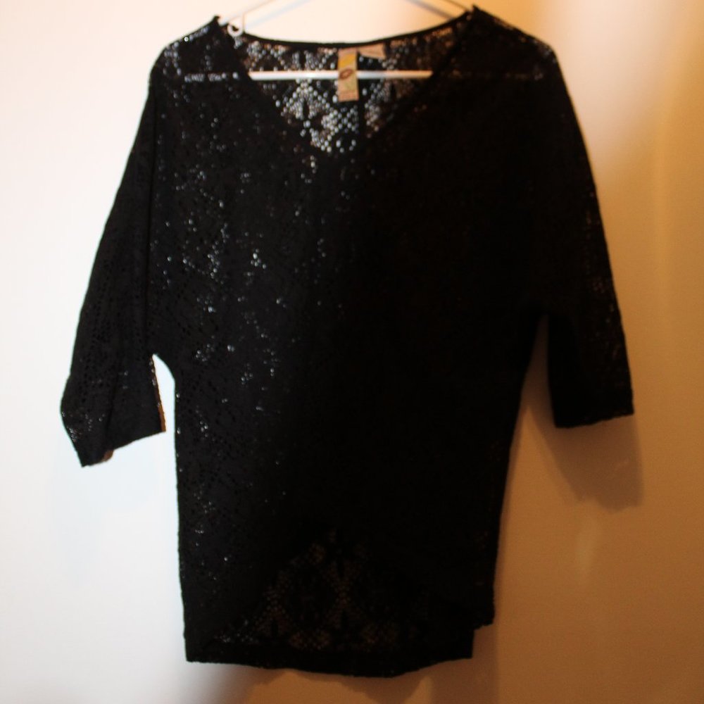 Lace Black Top